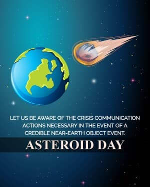 Asteroid Day flyer