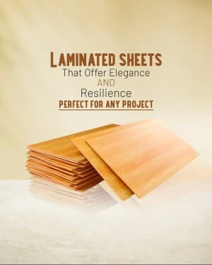 Plywood and Laminate business flyer