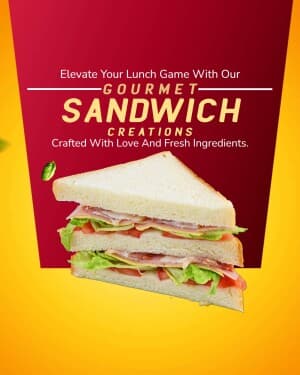 Sandwich poster