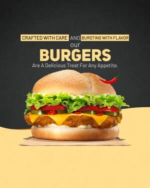 Burger poster