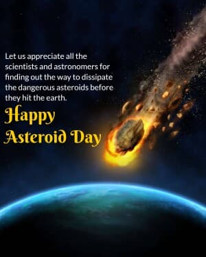 Asteroid Day banner