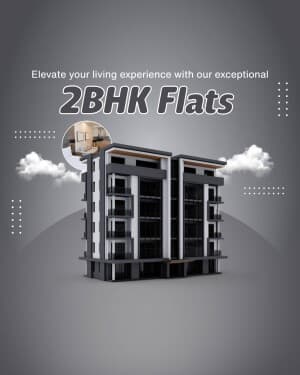 2 BHK promotional post