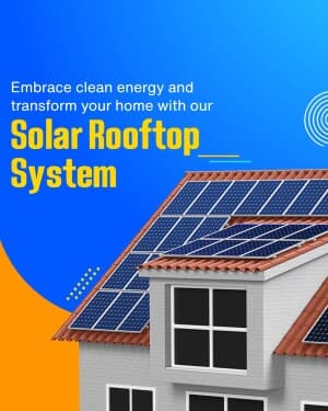 Solar Rooftop System promotional images
