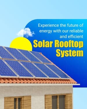 Solar Rooftop System facebook banner