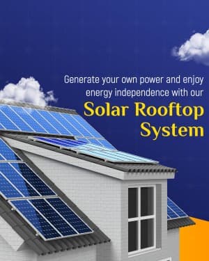 Solar Rooftop System facebook ad