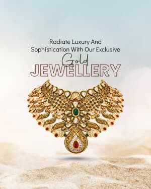 Gold Jewellery promotional poster