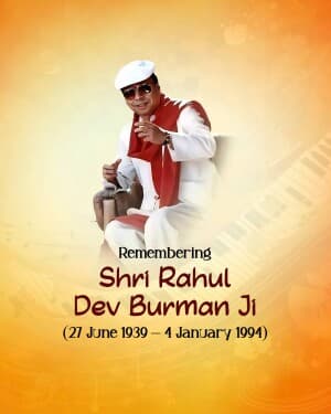 R D Burman Jayanti flyer