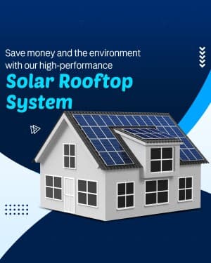 Solar Rooftop System instagram post