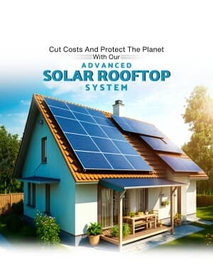 Solar Rooftop System promotional post