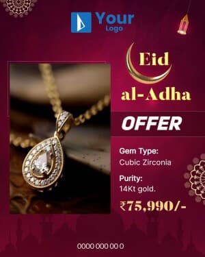 Eid al-Adha Offers advertisement template