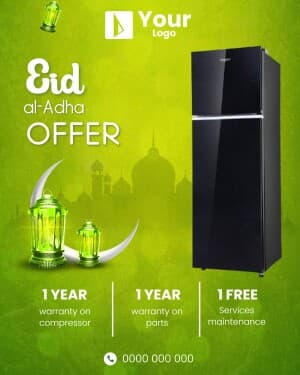 Eid al-Adha Offers greeting image