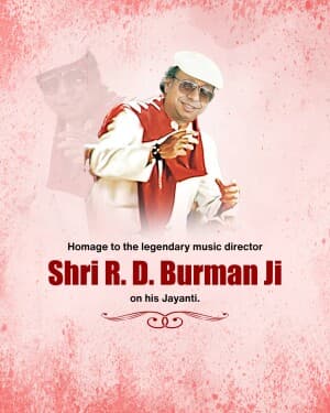 R D Burman Jayanti banner