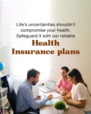 Health Insurance promotional template