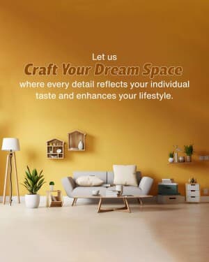 Interior Design promotional poster