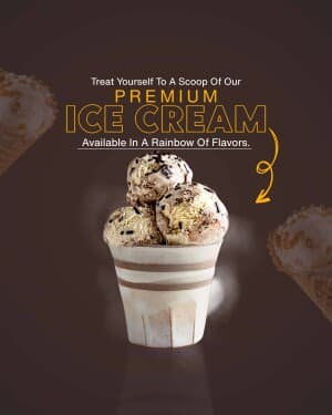 Ice cream poster