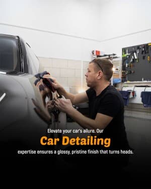 Car Washing & Paint business banner
