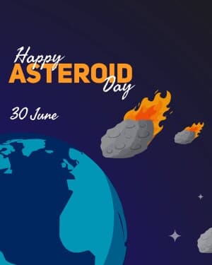 Asteroid Day event poster