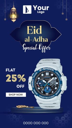 Eid al-Adha Offers Instagram Post template