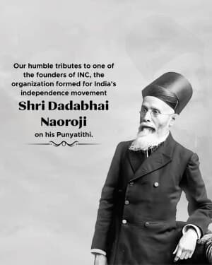 Dadabhai Naoroji Punyatithi post