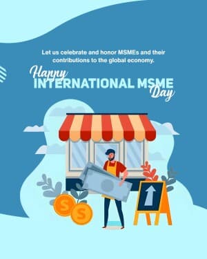 International MSME Day poster