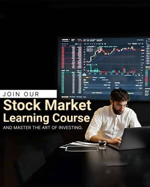 Share Stock Market marketing poster