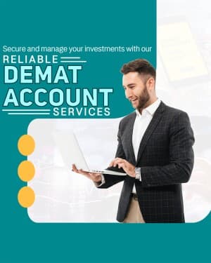 Demat Account flyer