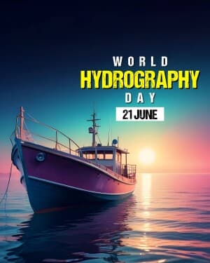 World Hydrographic Day post