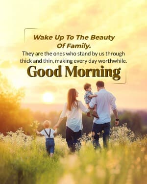 Family whatsapp status poster