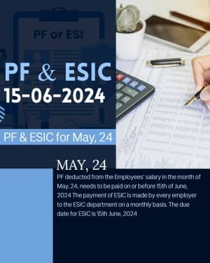 PF & ESIC poster