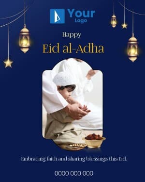 Eid al-Adha Wishes Templates creative template