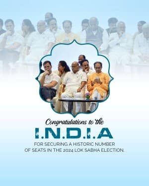 I.N.D.I.A. Election Result template