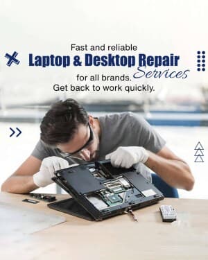 Laptop Repairing Services business template