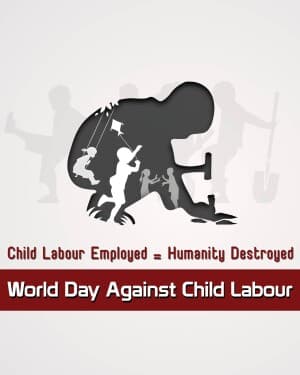 World Day Against Child Labour event poster