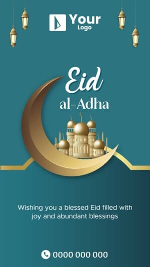 Eid al-Adha Wishes Templates template