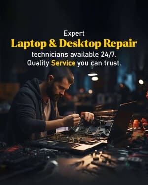 Laptop Repairing Services business post