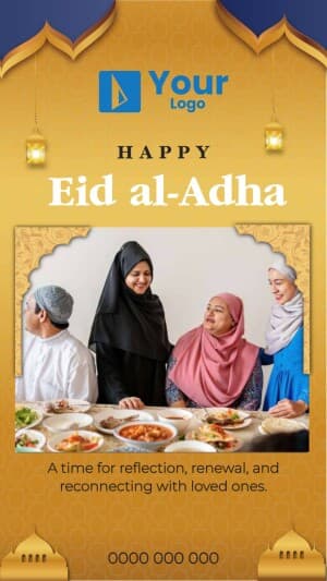 Eid al-Adha Wishes Templates custom template