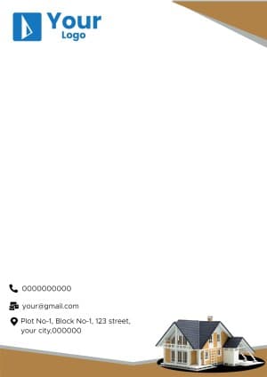 Letterhead facebook template