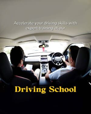 Driving school post