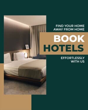 Hotel Booking business flyer