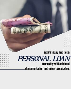 Personal Loan business flyer