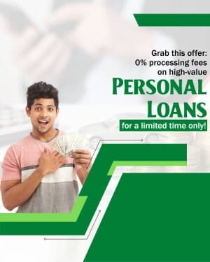 Personal Loan marketing poster