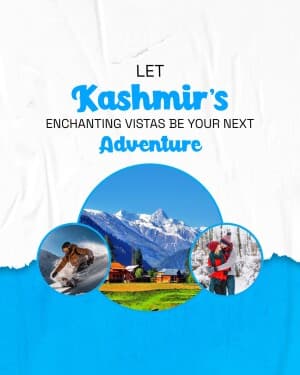 Kashmir marketing poster