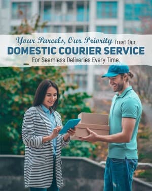 Logistics & Courier Services promotional post
