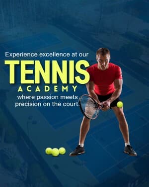 Sports Academy marketing poster