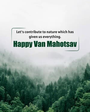 Van Mahotsav flyer