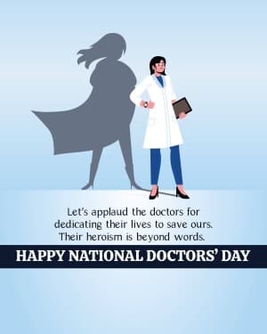 National Doctors’ Day graphic