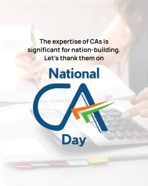 Chartered Accountant Day illustration