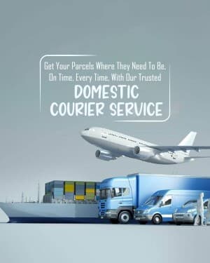 Logistics & Courier Services business flyer