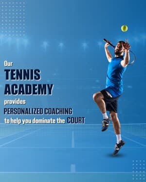 Tennis Academies flyer