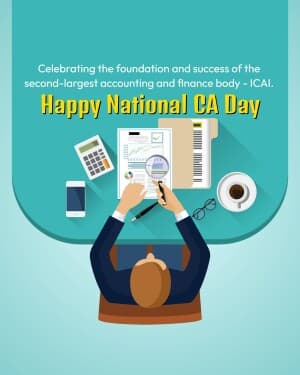 Chartered Accountant Day flyer